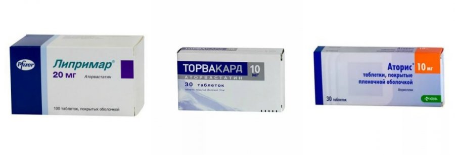 Продукты на основе аторвастатина