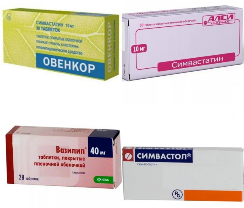 Препараты на основе симвастатина